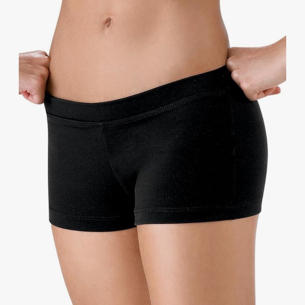 Capezio Girls' Boy Cut Low Rise Short size large
